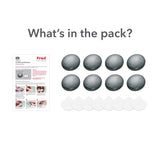 Fred Safety Adhesive Corner Protector (x8) - Dark Grey - Cheeky Rascals UK