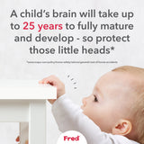 Fred Safety Adhesive Corner Protector (x8) - Pure White - Cheeky Rascals UK