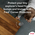 Fred Safety Adhesive Corner Protector (x8) - Dark Grey - Cheeky Rascals UK