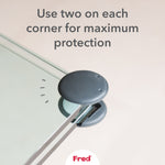 Fred Safety Adhesive Corner Protector (x8) - Dark Grey - Cheeky Rascals UK