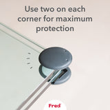 Fred Safety Adhesive Corner Protector (x8) - Dark Grey - Cheeky Rascals UK