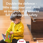 Fred Safety Adhesive Corner Protector (x8) - Dark Grey - Cheeky Rascals UK
