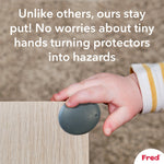 Fred Safety Adhesive Corner Protector (x8) - Dark Grey - Cheeky Rascals UK