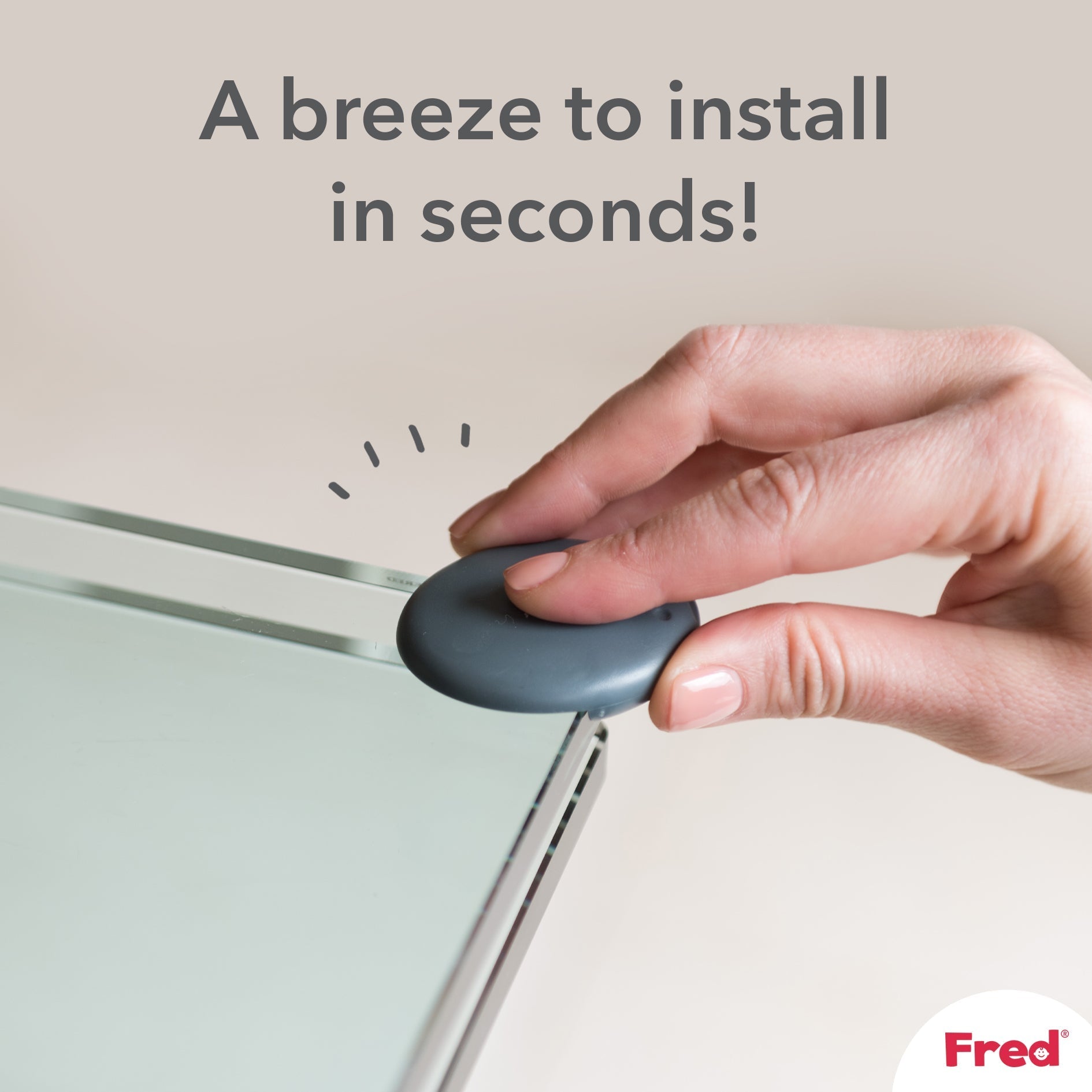 Fred Safety Adhesive Corner Protector (x8) - Dark Grey - Cheeky Rascals UK