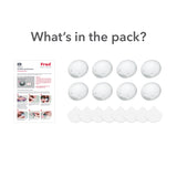 Fred Safety Adhesive Corner Protector (x8) - Pure White - Cheeky Rascals UK