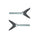 Fred Safety Stairgate Y-spindle - Dark Grey - Cheeky Rascals UK