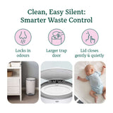 Korbell Plus 26L Eco-Bin Nappy Bin Bundle - Pure White
