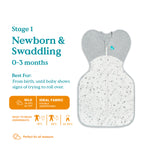 Love To Dream Stage 1 Swaddle Up™ Cotton All Seasons - White - Cheeky Rascals UK