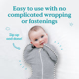 Love To Dream Stage 1 Swaddle Up™ Cotton All Seasons - White - Cheeky Rascals UK