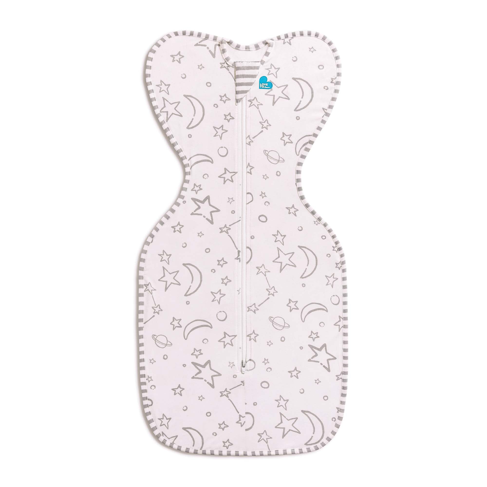 Love To Dream Stage 1 Swaddle Up™ Bamboo Original - Cream Moon & Stars - Cheeky Rascals UK