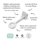 Fred Safety Lower Drawer Catch (x2) - Cheeky Rascals UK