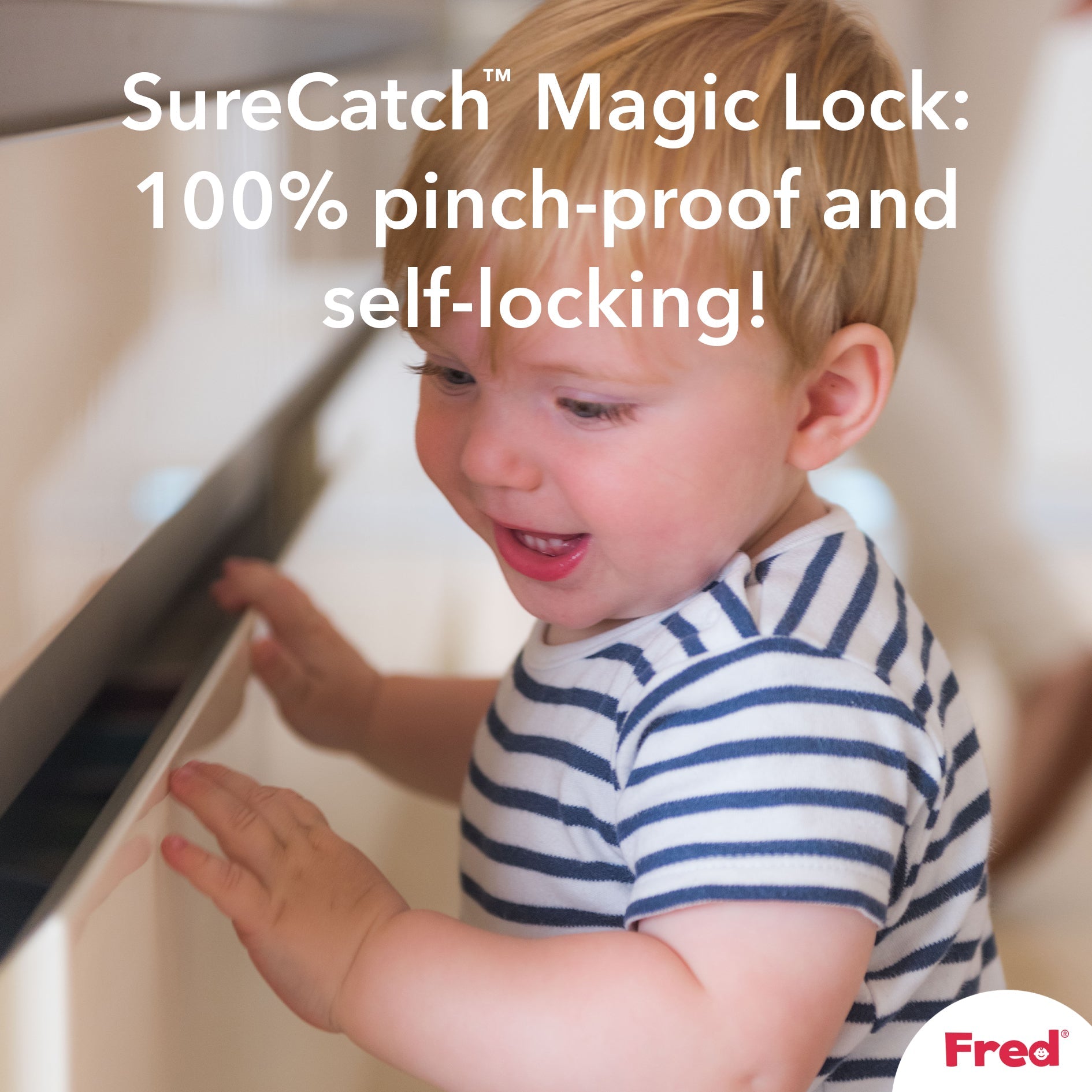 Fred Safety Lower Drawer Catch (x2) - Cheeky Rascals UK