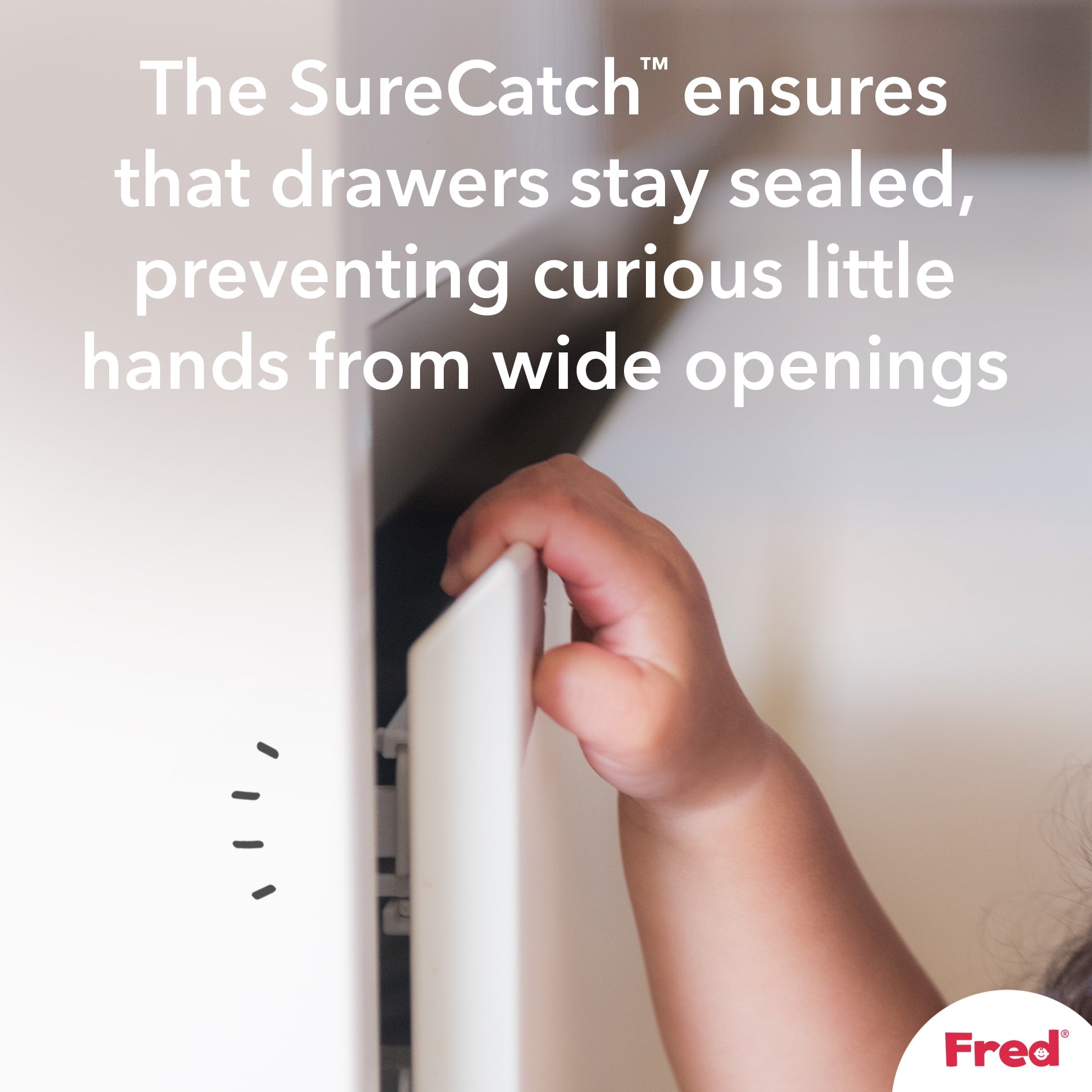 Fred Safety Lower Drawer Catch (x2) - Cheeky Rascals UK
