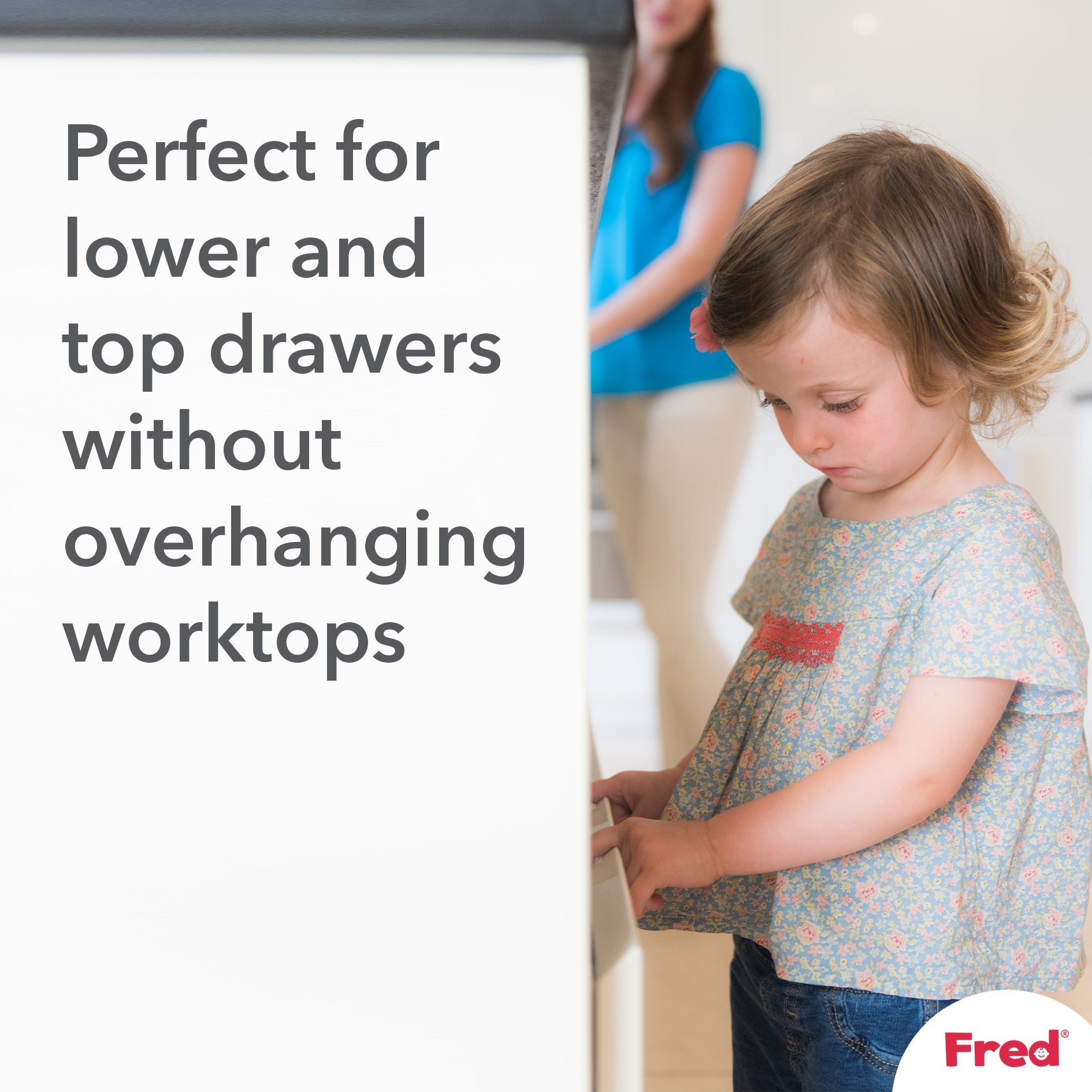 Fred Safety Lower Drawer Catch (x2) - Cheeky Rascals UK