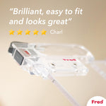 Fred Safety Screw Fit Clear-View Stairgate - Cheeky Rascals UK