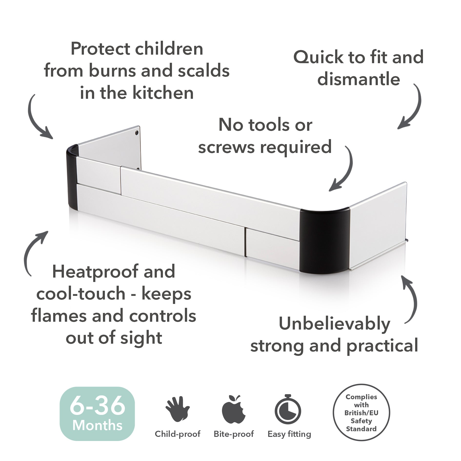 Fred Safety Stove & Hob Guard - Cheeky Rascals UK