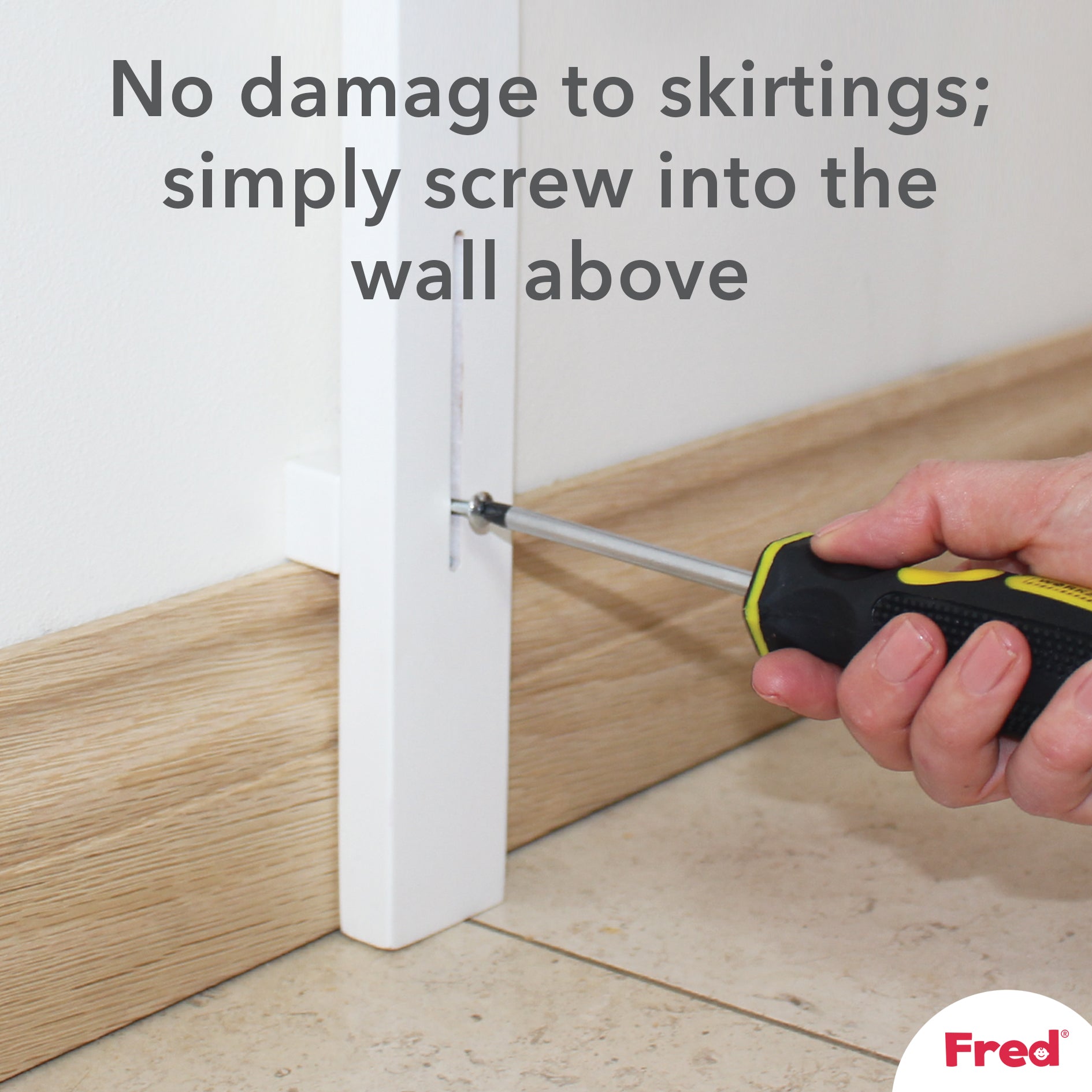 Fred Safety Universal Wall & Skirting Kit - Pure White - Cheeky Rascals UK