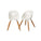 Ziza Play Chair 2 Pack - Coconut White - Cheeky Rascals UK