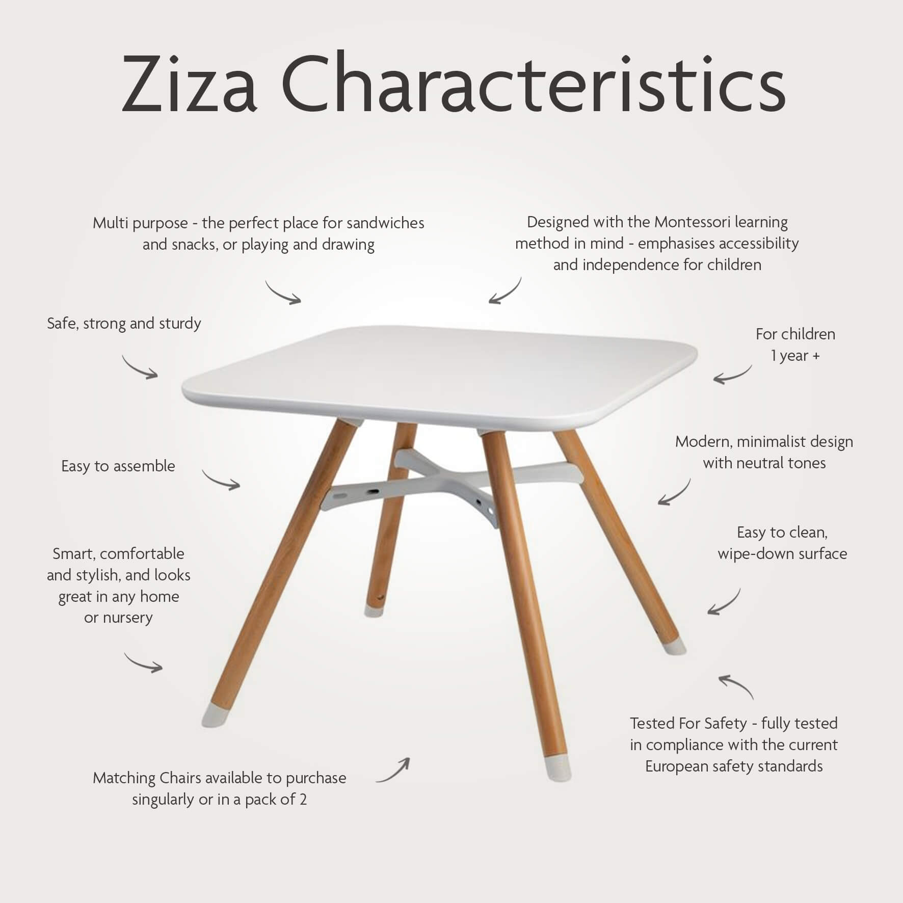 Ziza Play Table - Cheeky Rascals UK