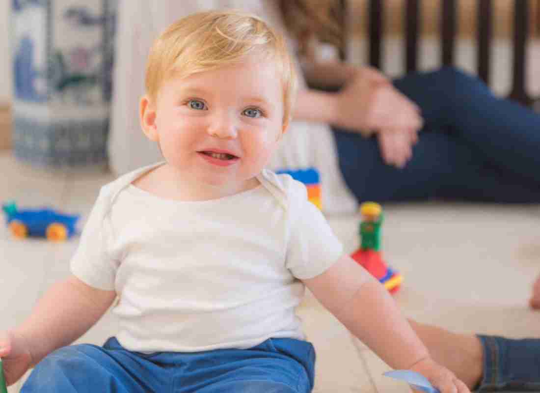 Smiling baby