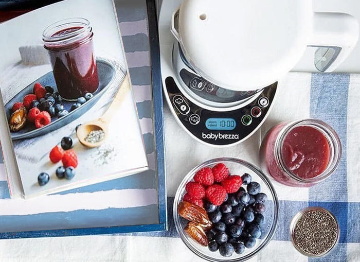 Super Easy Recipe - Berry, Date, and Chia Seed Purée