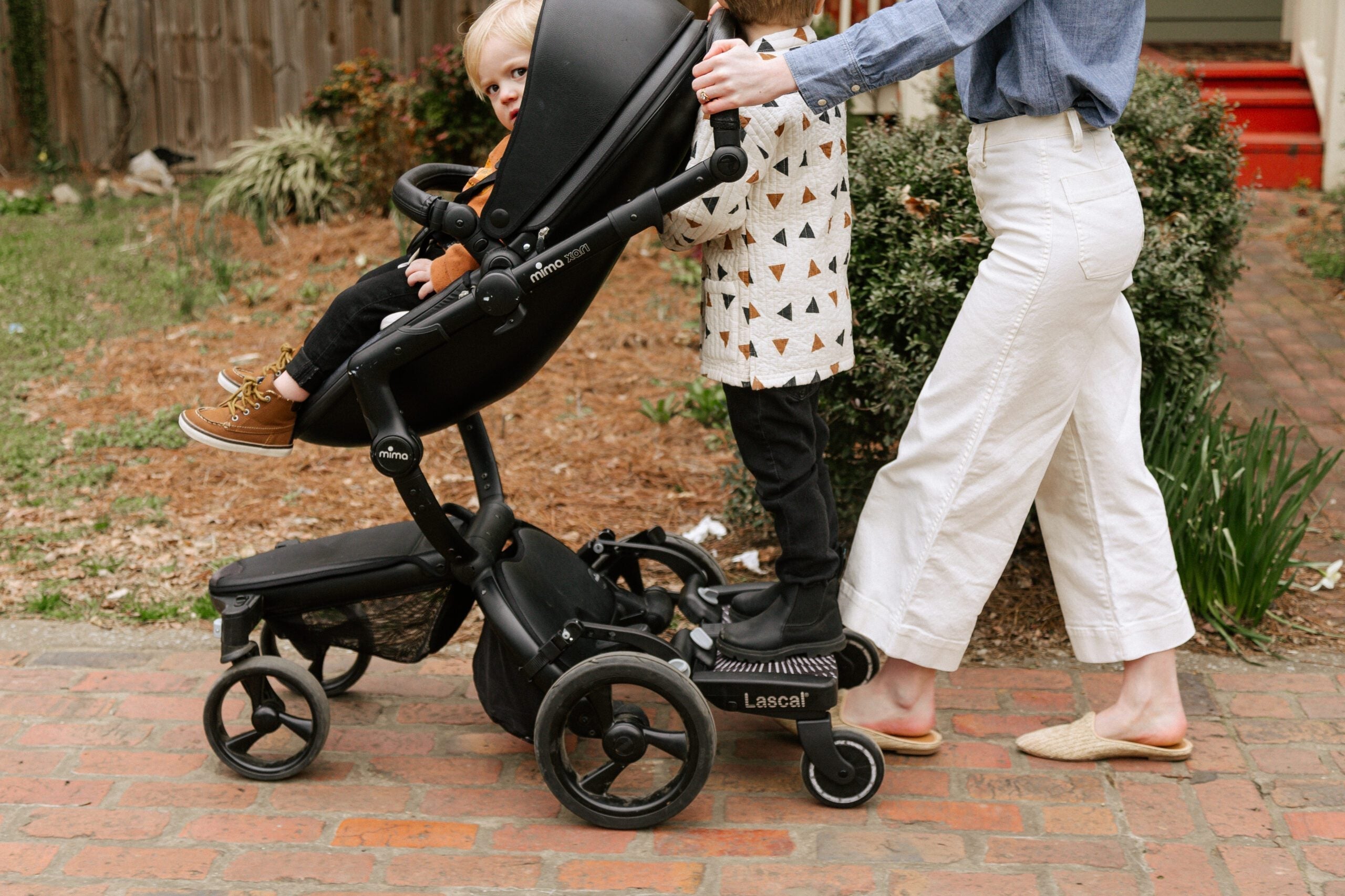 Toddler on Lascal BuggyBoard