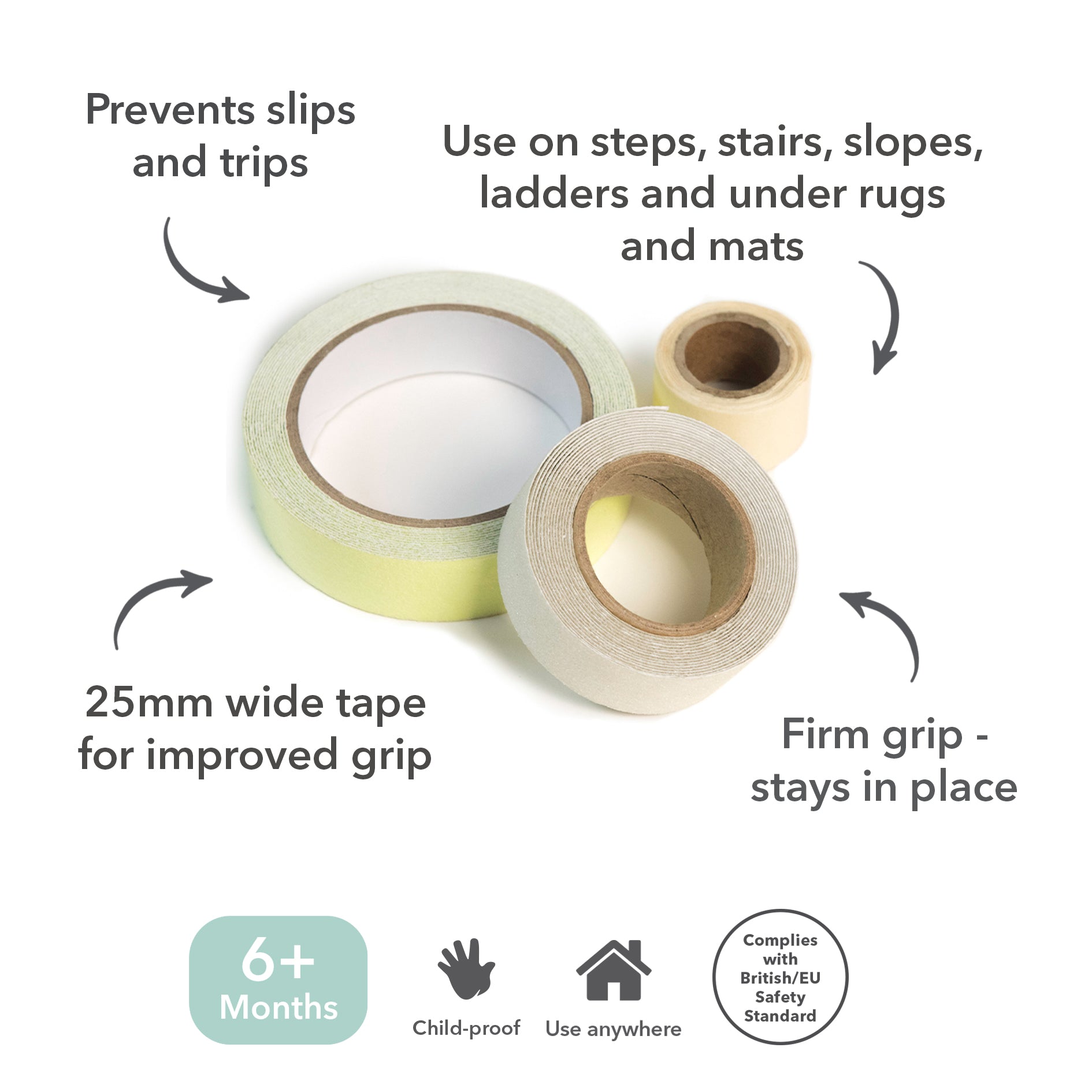Fred Safety Anti-Skid Tape (2x 5m) - Cheeky Rascals UK