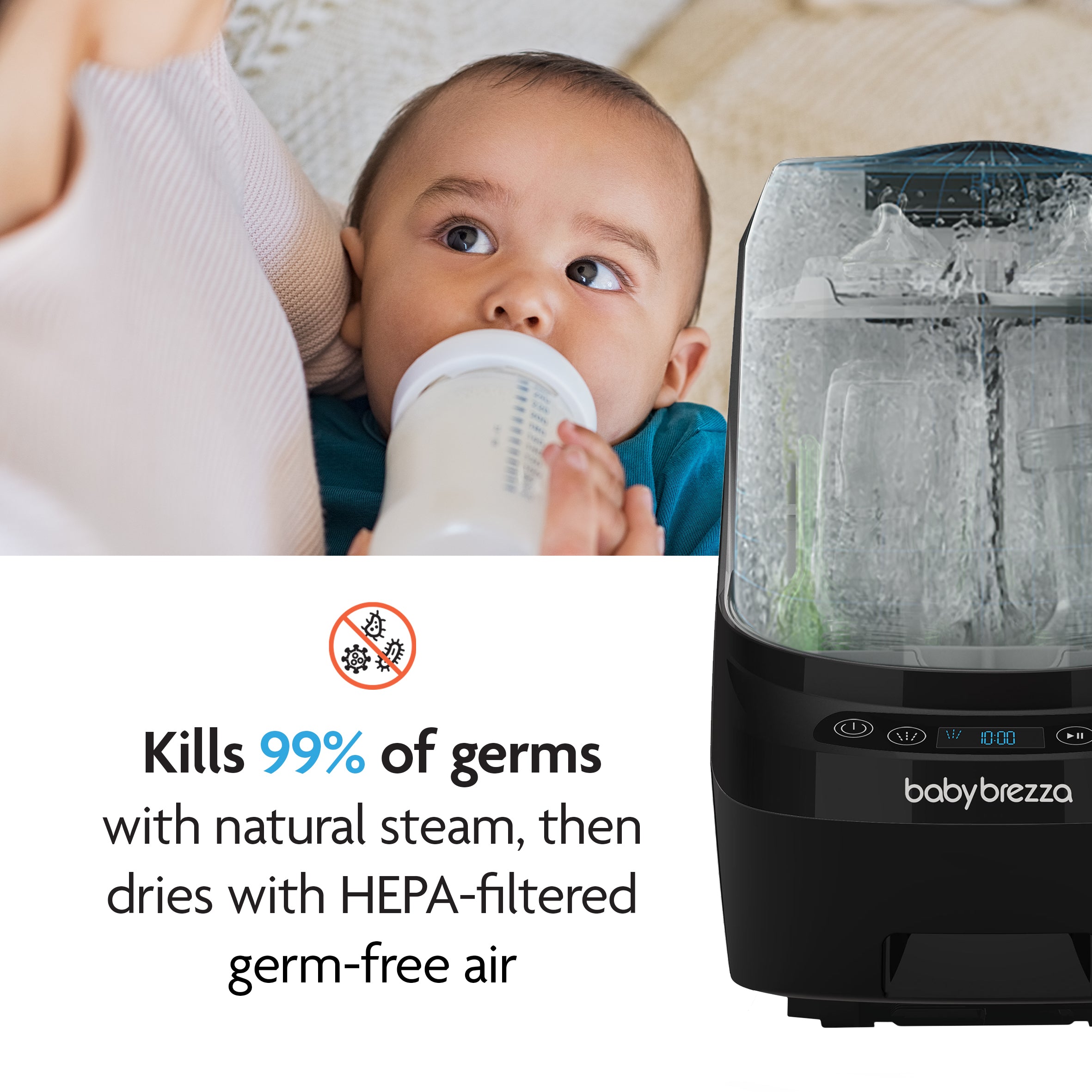 Chucky Rascals PRE-LOVED: Baby Brezza Bottle Washer Pro® - All Black – Cheeky Rascals UK
