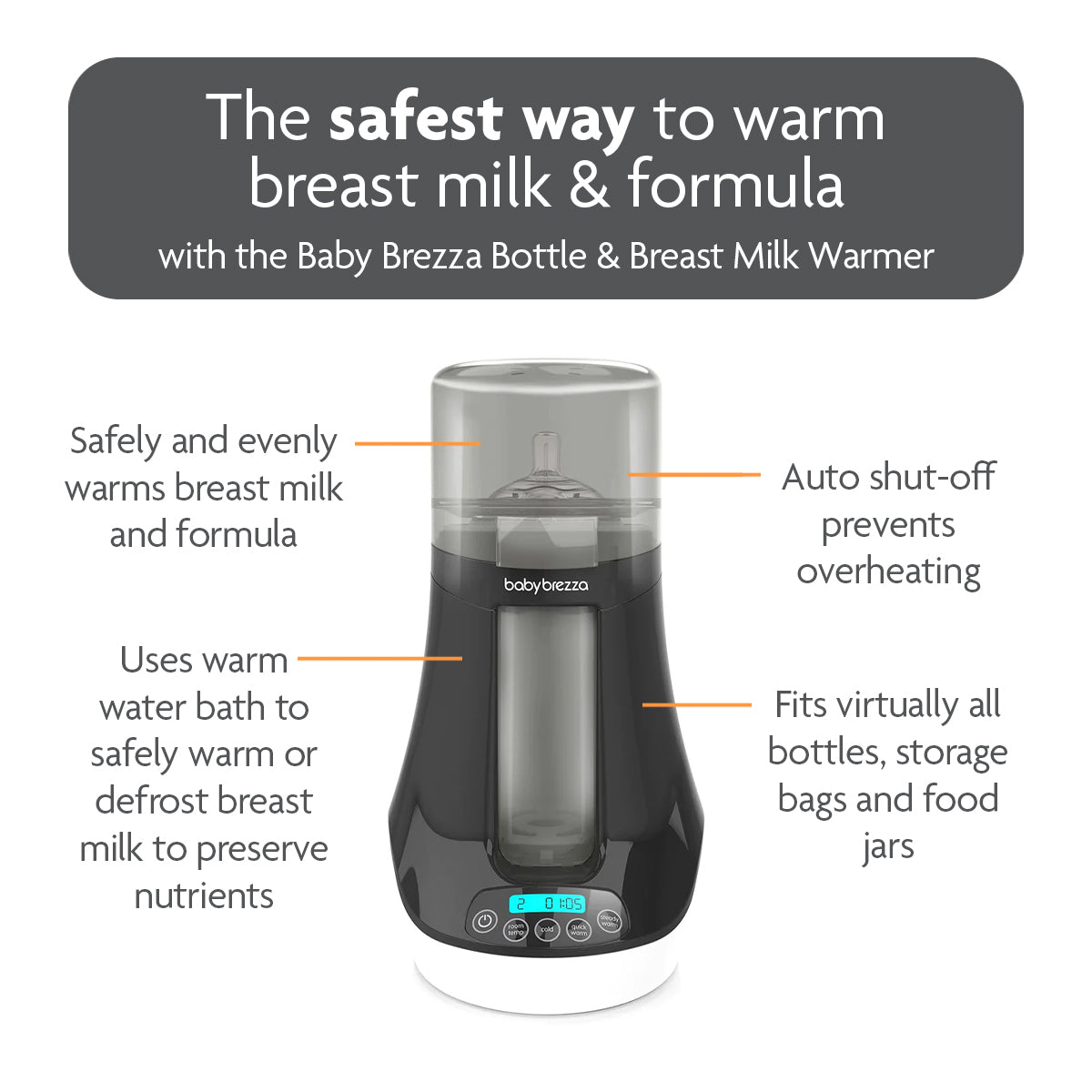 Baby Brezza Bottle & Breast Milk Warmer – Cheeky Rascals UK