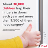 Fred Safety Door Slam Stopper (x2) - Dark Grey - Cheeky Rascals UK
