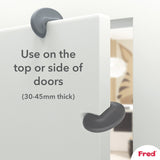 Fred Safety Door Slam Stopper (x2) - Pure White - Cheeky Rascals UK