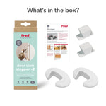 Fred Safety Door Slam Stopper (x2) - Pure White - Cheeky Rascals UK