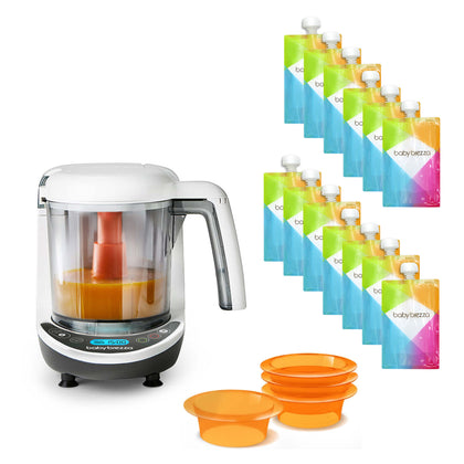 Baby Brezza Food Maker Deluxe + FREE Food Pouches