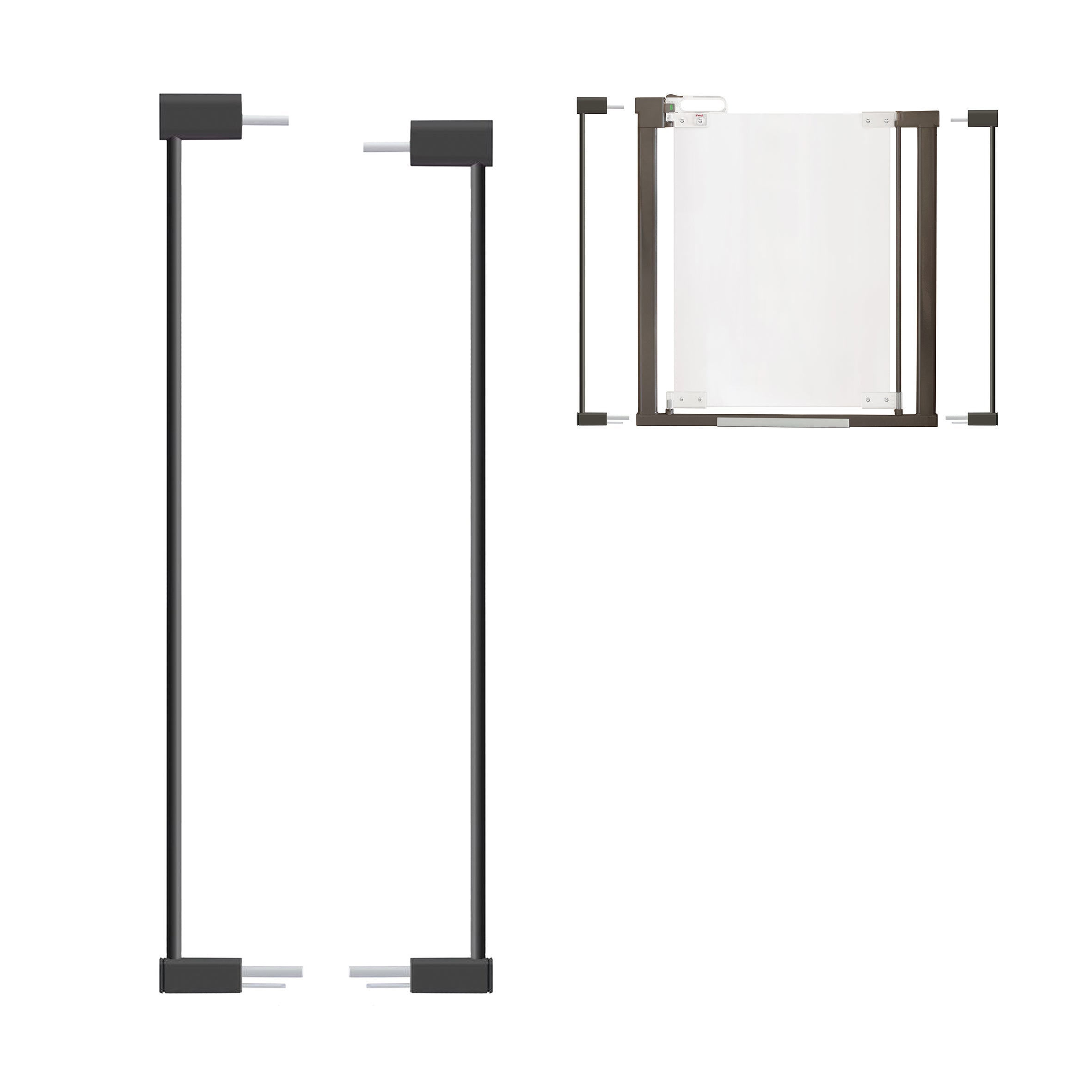 Fred Safety Pressure Gate Extension Kit - Dark Grey - Cheeky Rascals UK