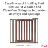 Fred Safety Pressure Gate Extension Kit - Dark Grey - Cheeky Rascals UK