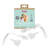 Fred Safety Furniture Anti-Tip Kit (x1) - Pure White - Cheeky Rascals UK