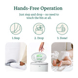 Korbell Nappy Bin - Pure White