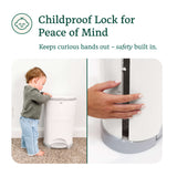 Korbell Nappy Bin - Pure White