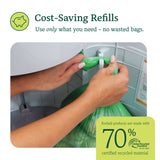 Korbell Mini 9L Eco-Bin Nappy Bin Bundle - Pure White