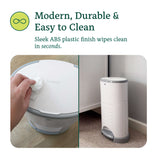 Korbell Mini 9L Eco-Bin Nappy Bin Bundle - Pure White