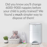 Korbell Classic 16L Nappy Bin Bundle (with Free Liner) - Soft Pink - Cheeky Rascals UK