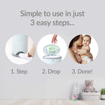 Korbell Classic 16L Nappy Bin Bundle (with Free Liner) - Soft Pink - Cheeky Rascals UK