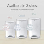 Korbell Classic 16L Nappy Bin Bundle (with Free Liner) - Soft Pink - Cheeky Rascals UK