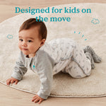 Love To Dream Sleep Suit for All Seasons - White Organic Cotton - Cheeky Rascals UK
