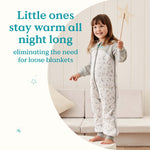 Love To Dream Sleep Suit for All Seasons - White Organic Cotton - Cheeky Rascals UK