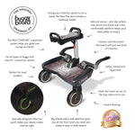 Lascal BuggyBoard® Maxi Plus - Red with Red Saddle - Cheeky Rascals UK