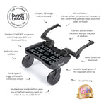 Lascal BuggyBoard® Mini Designer - Noughts and Crosses - Cheeky Rascals UK