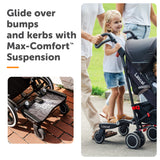 BUNDLE: Lascal BuggyBoard® Maxi Designer - Black Croc + Saddle in Grey