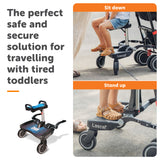 Lascal BuggyBoard® Maxi Plus - Blue with Blue Saddle
