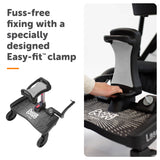 BUNDLE: Lascal BuggyBoard® Maxi Designer - Black Croc + Saddle in Grey